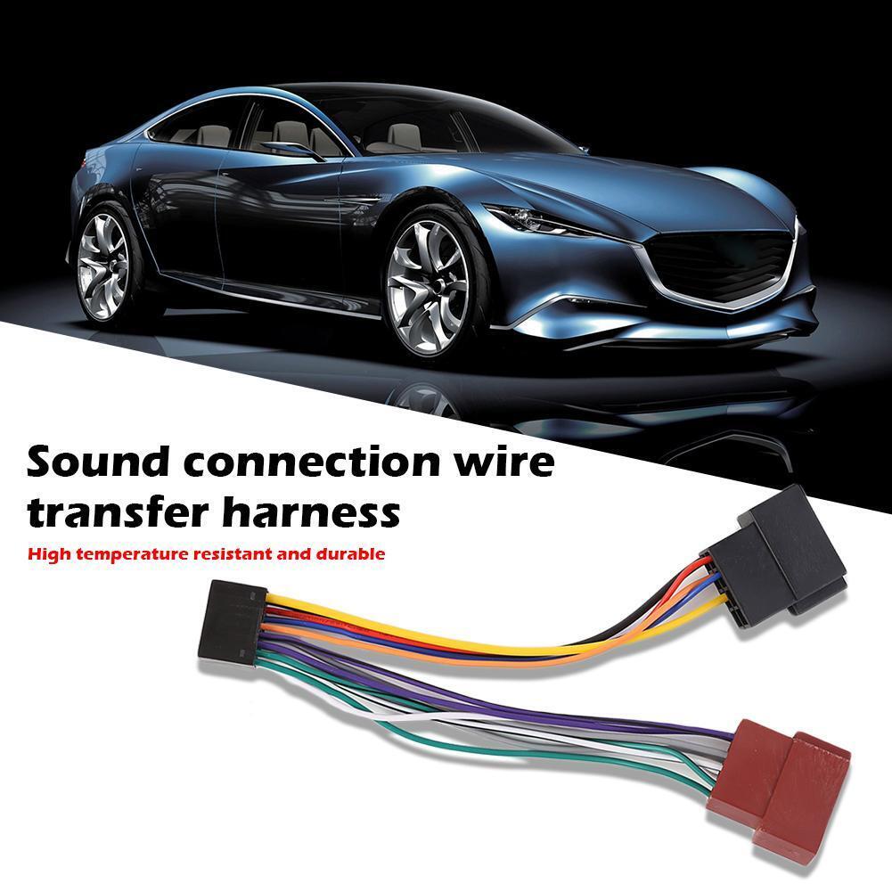 For KENWOOD 16 Pin ISO Wiring Harness Connector Adaptor Car Stereo Loom