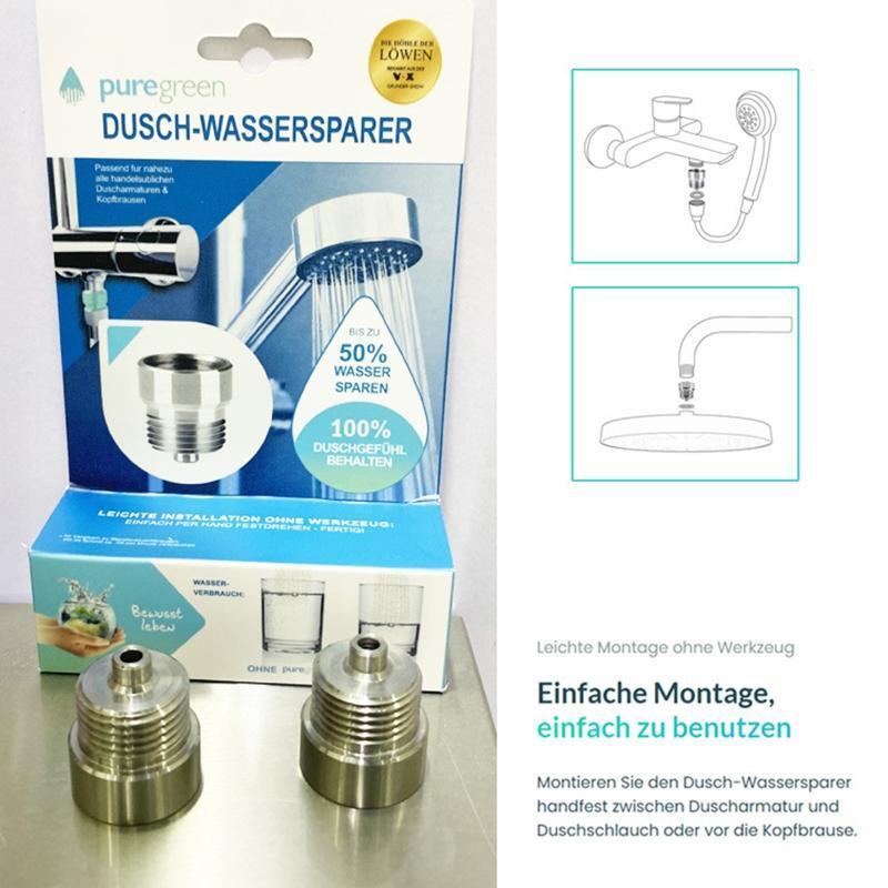 2 Pcs Shower Water Saver G1/2'' Flow Control Valve for Hotel Bathroom Toilet