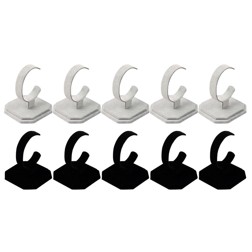 10 Pieces Velvet Jewelry Display Stand Bracelet Wrist  Holder