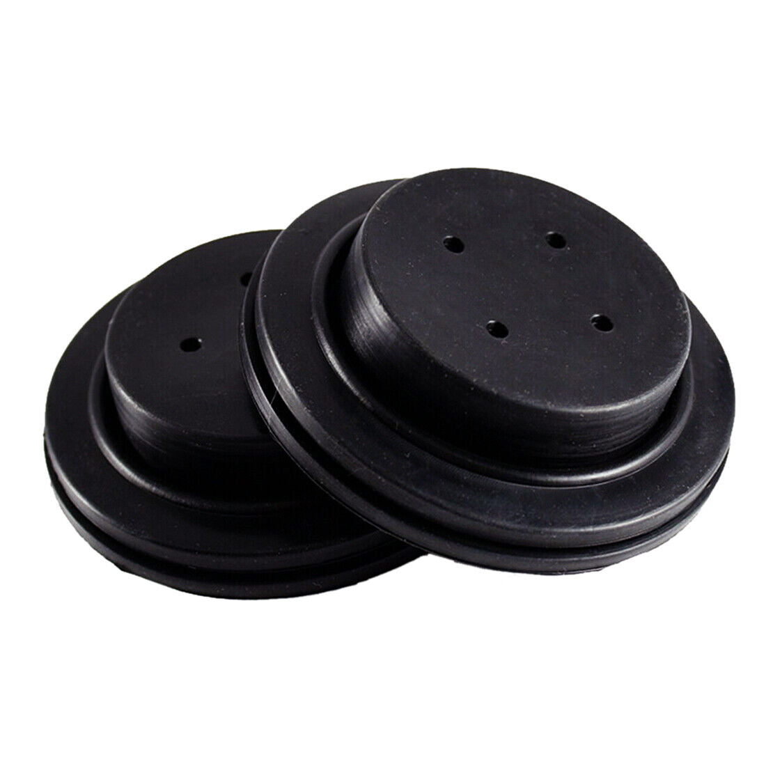 2X Rubber 80mm Car Headlight Dust Housing Cover Kit For HID LED Bulb Seal Cap