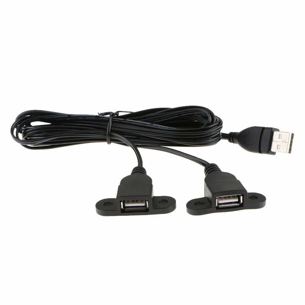 USB Cable Y Splitter USB 2.0   Hub Adapter Charger Cable Extension