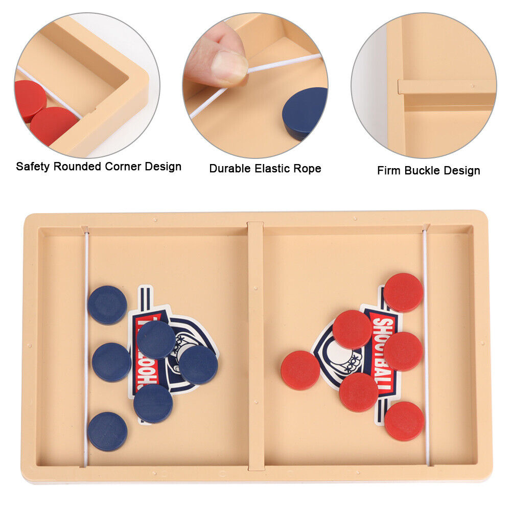 Ice Hockey Battle Board Game Fast Sling Puck Game Foosball Game Bumper Chess