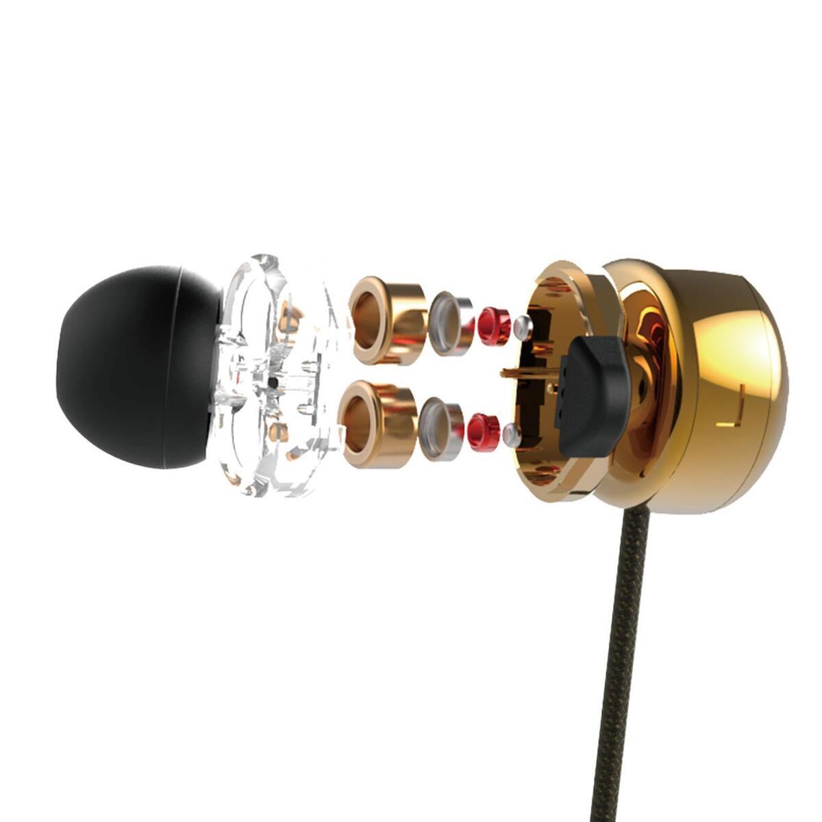 3.5mm in-Ear Gaming Wired Earphone Headphones Dual Mic Detachable for Xbox