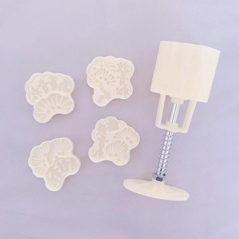 Cartoon Patterns Shaped Stamps for Mid-Autumn Festival for DIY Bake Mooncakes