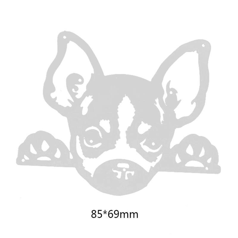 Puppy Dog Metal Cutting Dies Stencil Scrapbooking DIY Album Stamp Paper Emboss