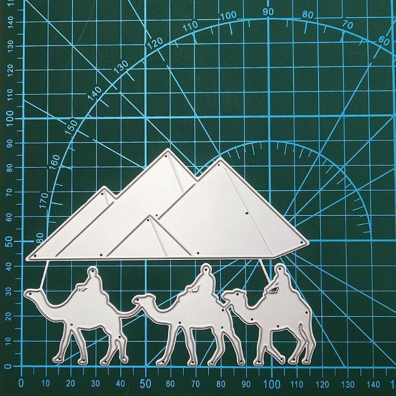 Desert Camel Metal Cutting Dies Stencil DIY Scrapbooking Album Stamp Paper Card