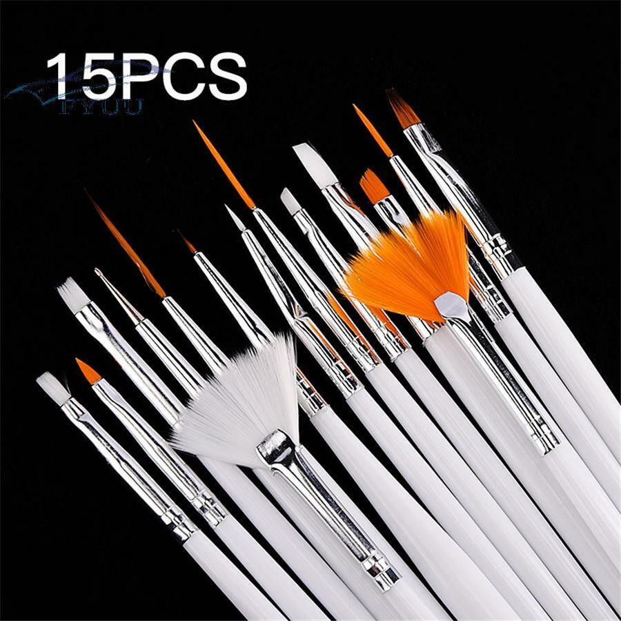 20pcs/set Nail Art Gel Design Pen Painting Polish Brush Dotting Drawing Tool Set
