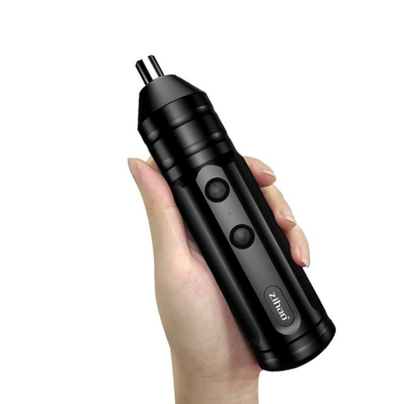 Mini Screwdriver 3.7V Cordless Screwdriver Drill Kit with Usb Rechargeable Cable