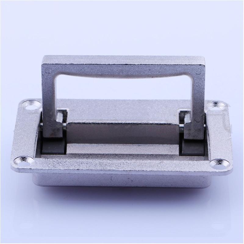 Toolbox Folding Metal Pulls Zinc Alloy Recessed Handle Metal Cabinet Handles