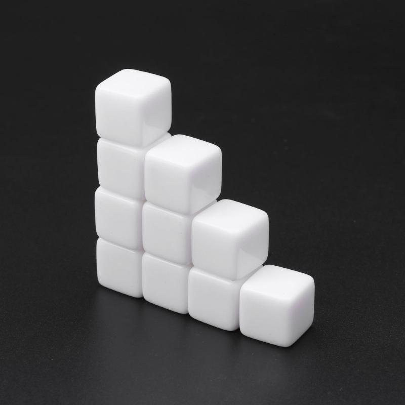 Acrylic Blank Dice 6 Sided Party Family DIY Games for Party,DIY Games,Kids Print