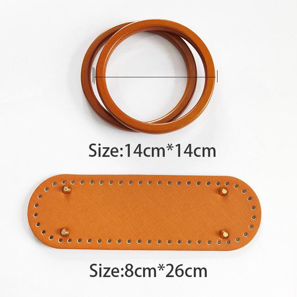 4Pcs DIY Crochet Bag Bottom Mat Pad Pet Bags Insert Tote Bag Making Supplies