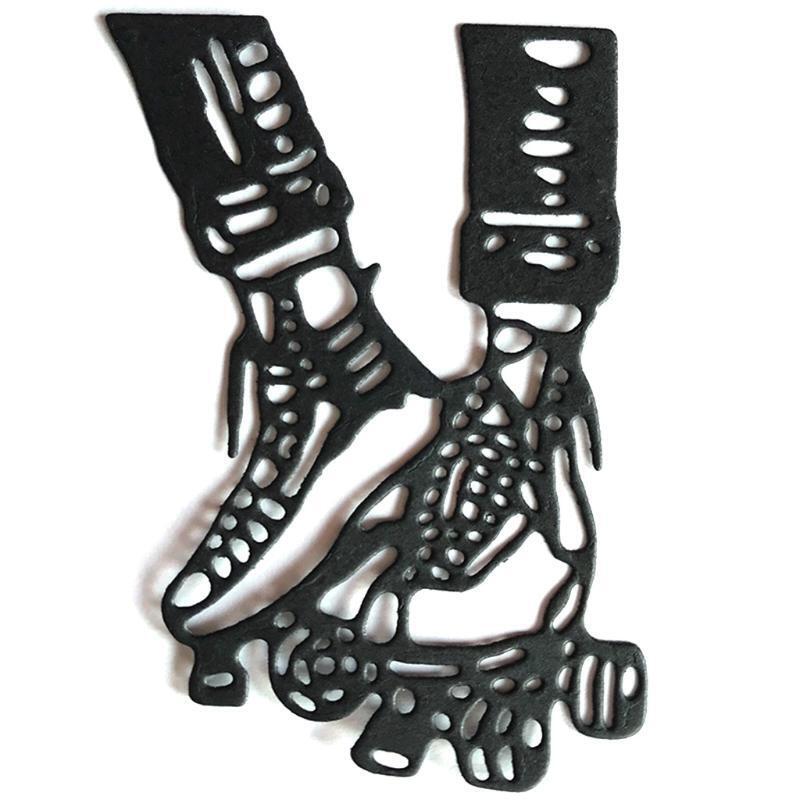 A Pair of Skates Carbon Steel Cutting Dies DIY Scrapbooking Photo Album Cards