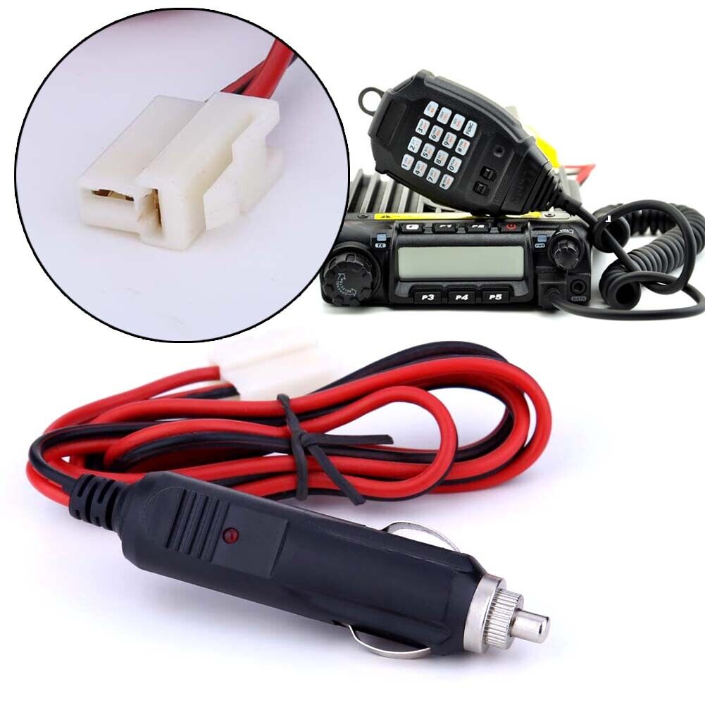 Cigarette Lighter Car Charger Power Cable for TYT Mobile Radio TH-9000(D)