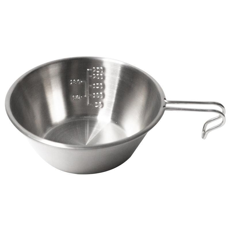 350ml Sierra-Cup with Scale For Outdoor Camping Pinic With Folding Handle Gift