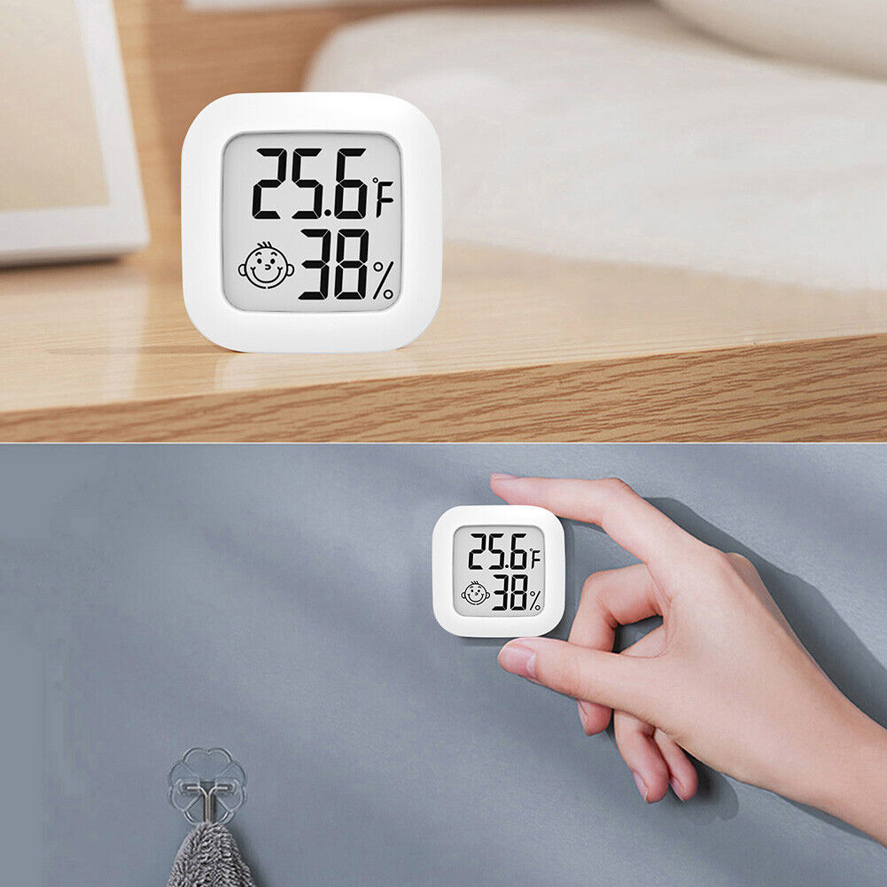 Mini Indoor Thermometer Digital Temperature Baby Room Hygrometer Gauge Home