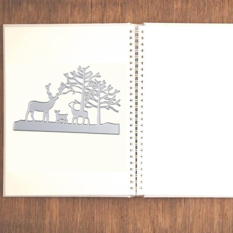 Forest Elk Metal Cutting Dies Stencil DIY Scrapbooking Album Paper Card Template
