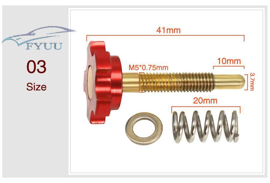 1x Motorcycle Air Fuel Mixture Idle Speed Adjuster Screw For Keihin PWK 21-34mm