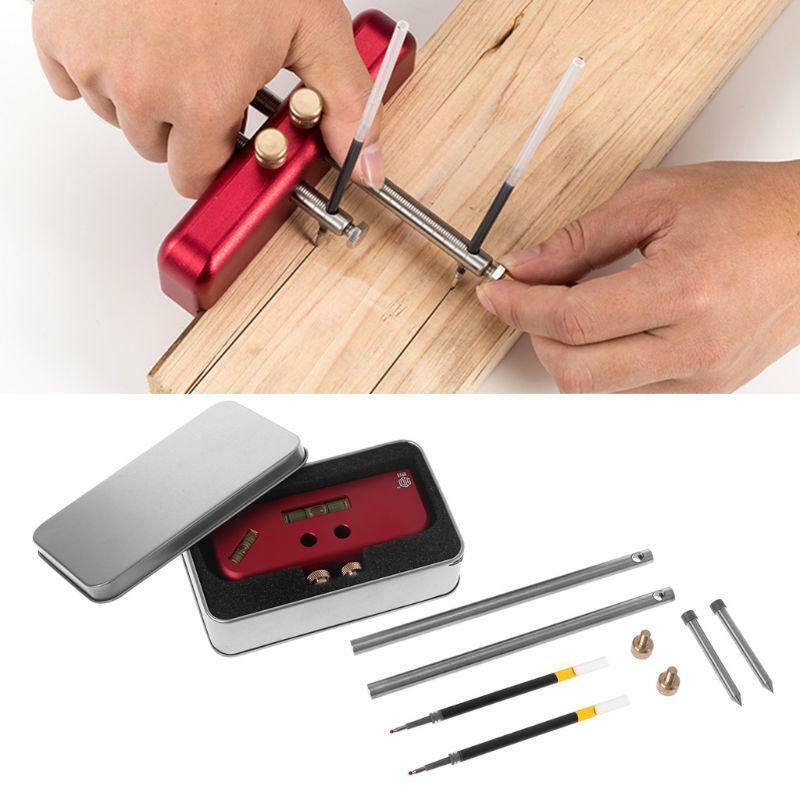 Woodworking Marker Double-head Scriber Parallel Layout Carpenter Marking Tools