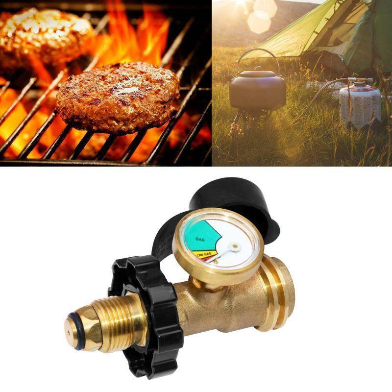 Universal BBQ Gas Propane Pressure Gauge Tank RV Pressure Gauge Level Indicator