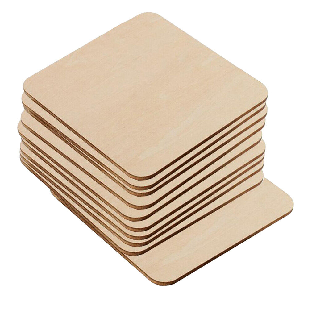 30pcs Unfinished  Cutouts en Blank Cards Pieces to Paint
