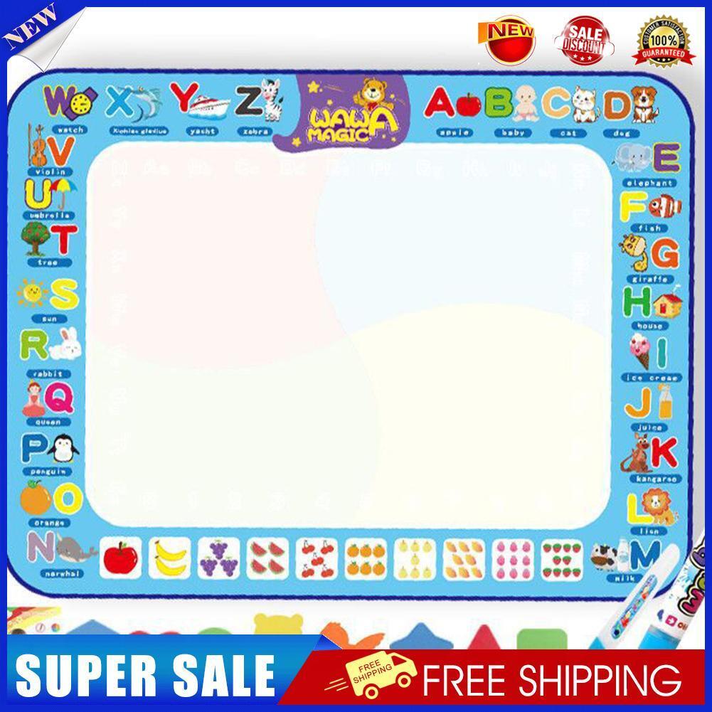 Super Large Magical Kids Water Canvas Drawing Pad Coloring Doodle Mat (B)