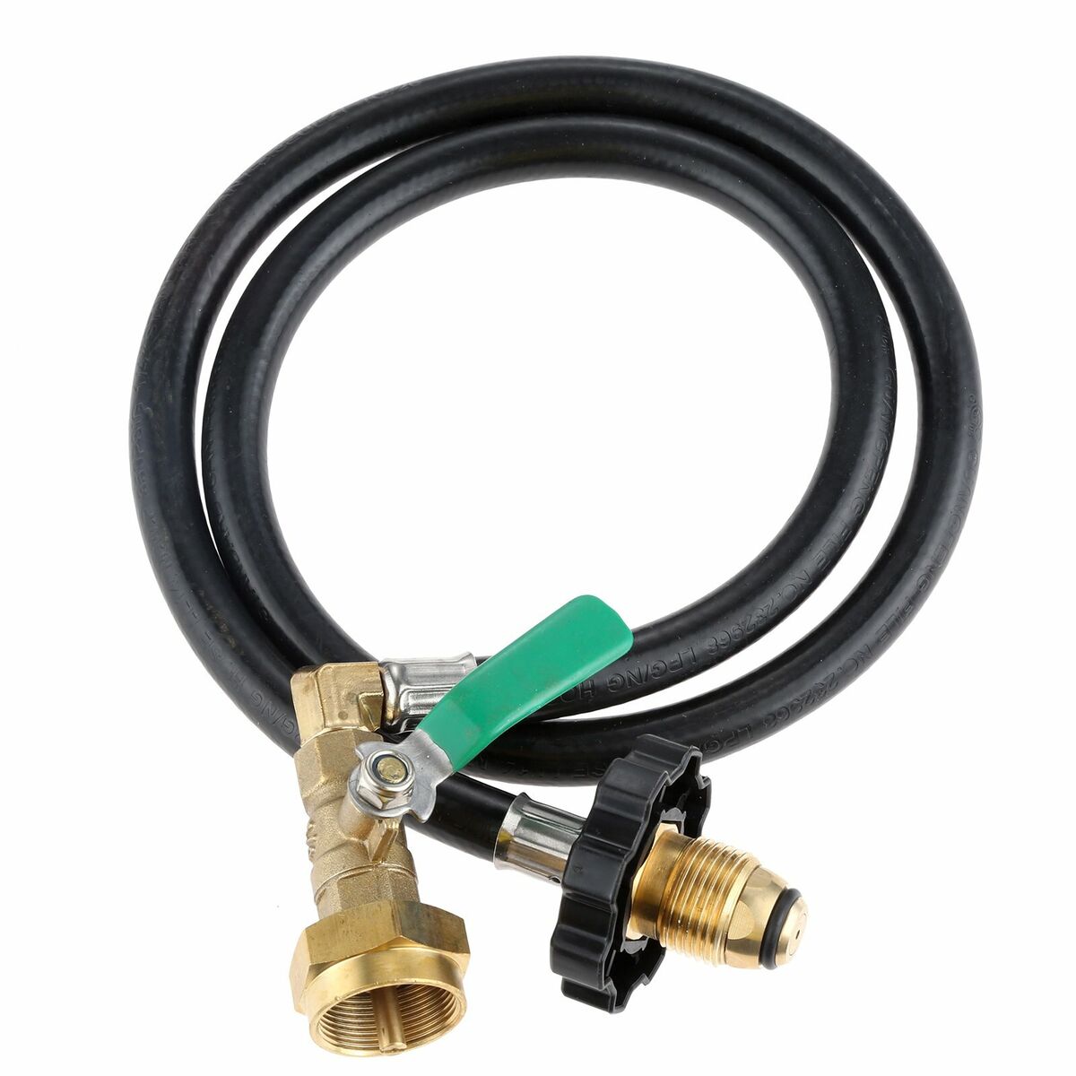 Propane Refill Adapter Hose for 1LB Gas Bottle 35.5" w/ Control Valve Parts