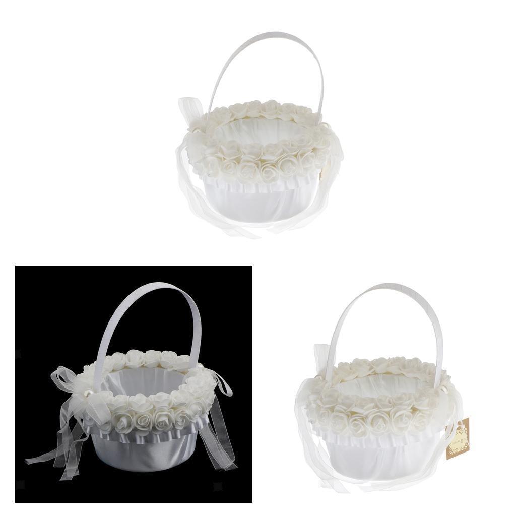 2pcs Classic Flower Girl  Beading Engagement  Party w/ Handle