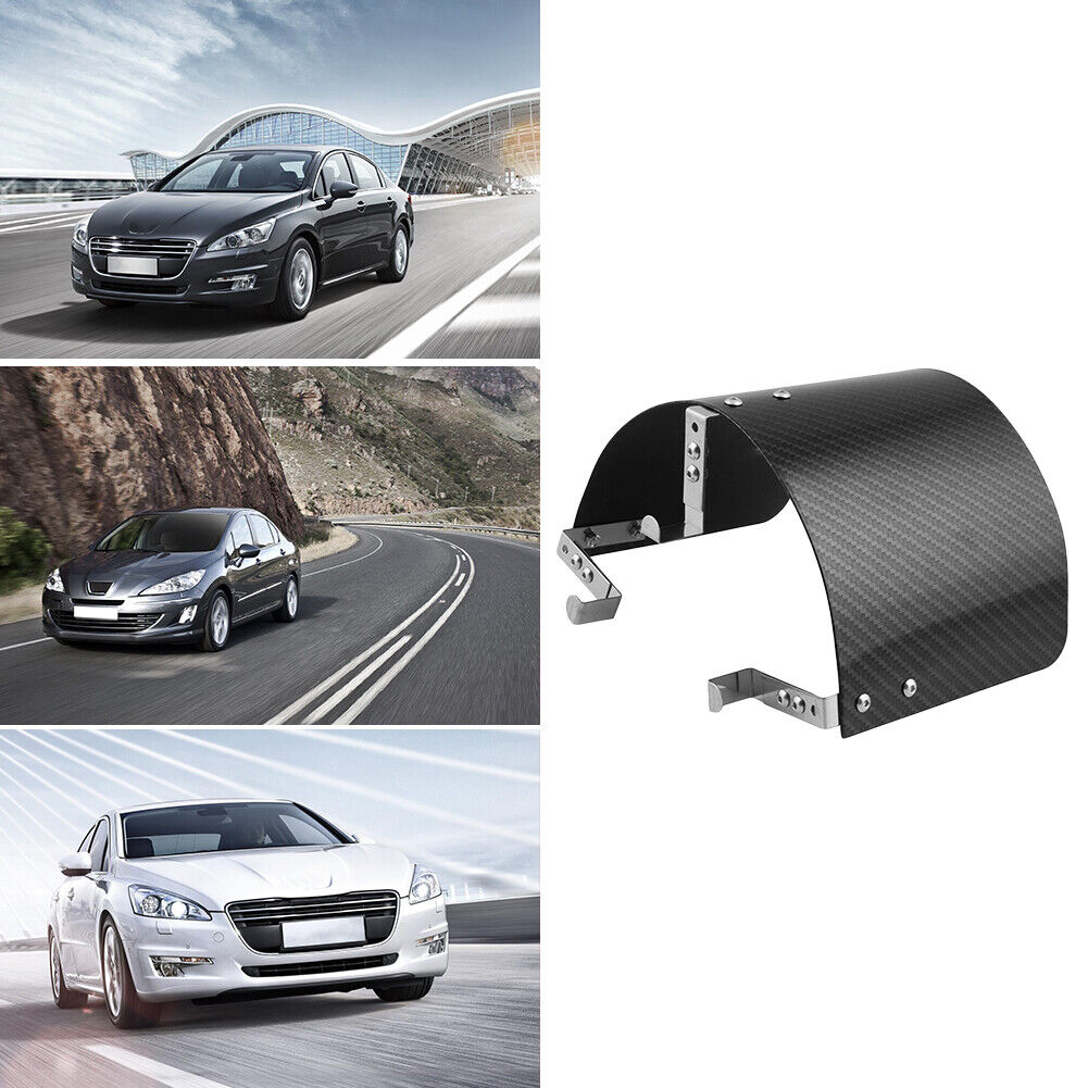 Cold Air Intake Cone Filter Cover Carbon Fiber Look for 2.5-5.5 inch Neck