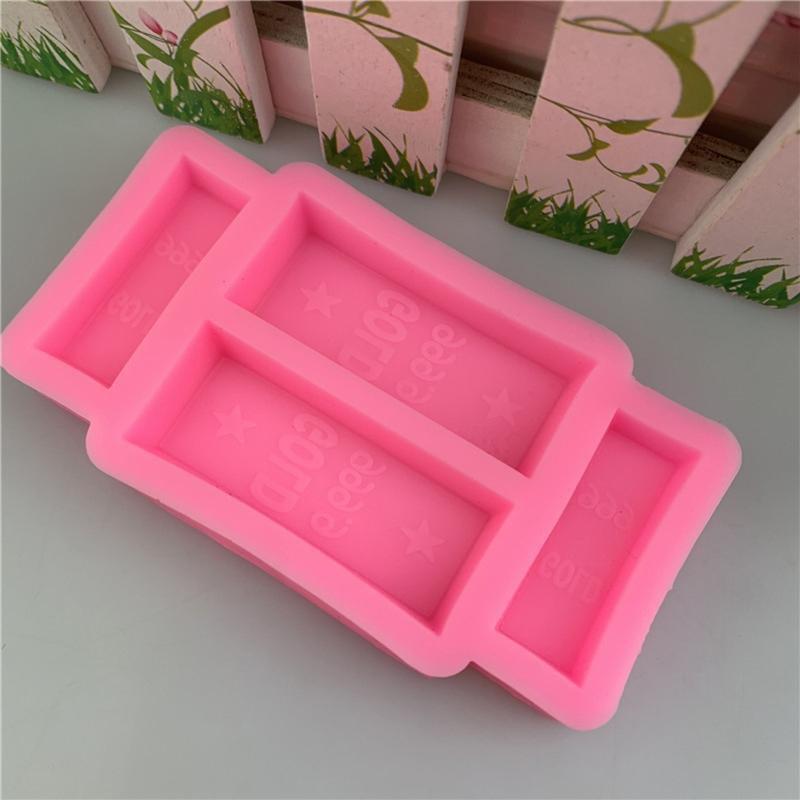 Handmade Soap Mold Creative Bullion Mold Cake Decorating Reusable Easy Use Gift