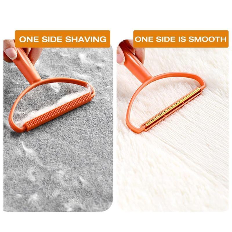 2pcs Portable Hair Remover Manual Clothes Lint Remover Fuzz Shaver Brush Clean