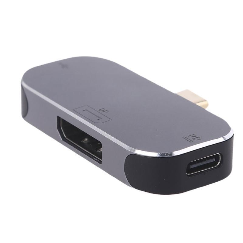 Mini Cellphone Converter Type C to DP USB2.0 Converter Tablet Charging Adapter