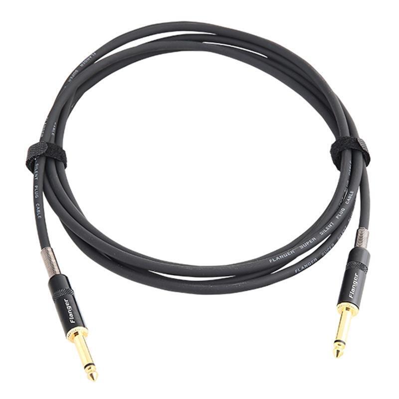 6.35mm TRS Jack Electric Guitar Connection Cable Instrument Noise Reduction Line