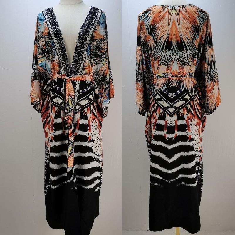 Women Open Front Cardigan Sun Protection Beach Cover Ups Flowy Beach Kimono Gift