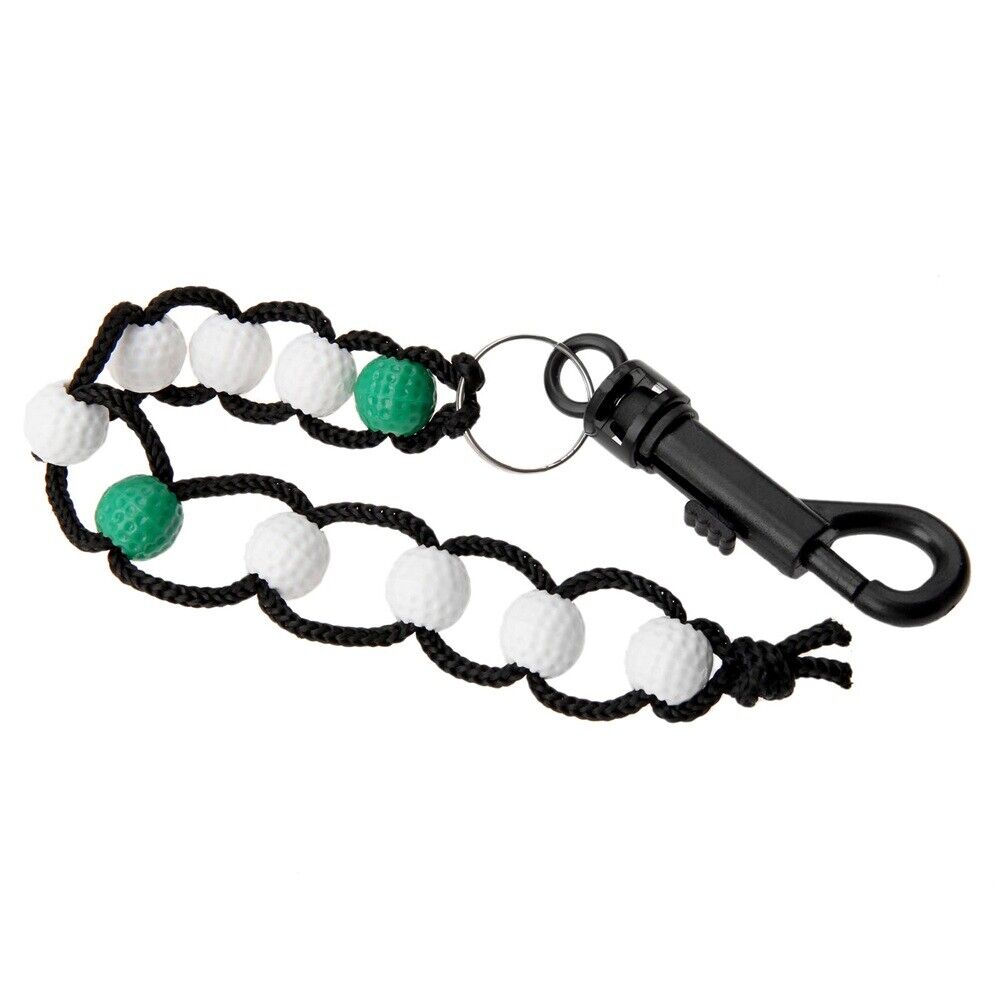 Designed Bead Bracelet Golf Stroke Shot Score Counter Chain Keeper Scoring Clip