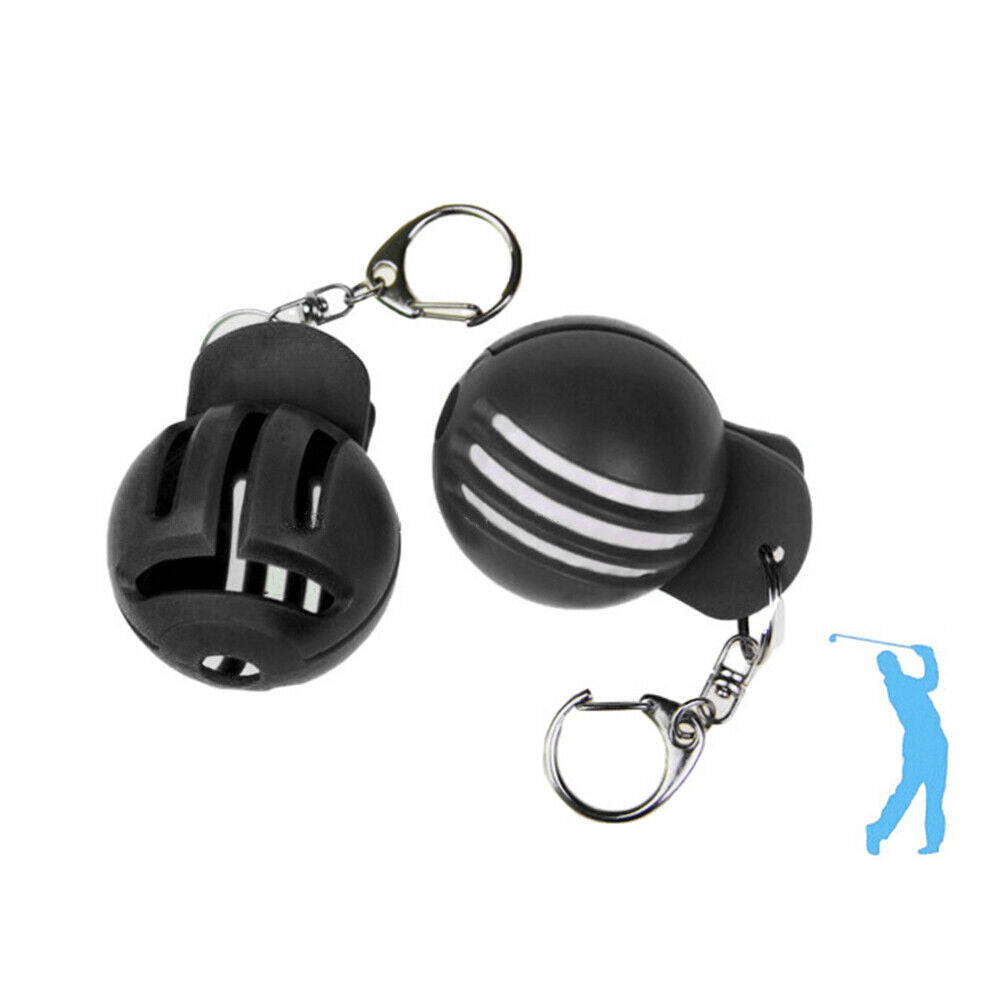 Golf Line Marker Ball Clip Golf Accessories Plastic for Men Women (Black)