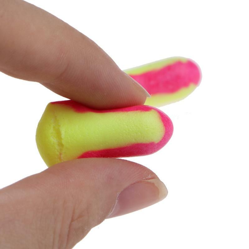 10 Pairs Earbuds Washable Ear Plugs Comfortable to Wear Eartips Foam Earplugs