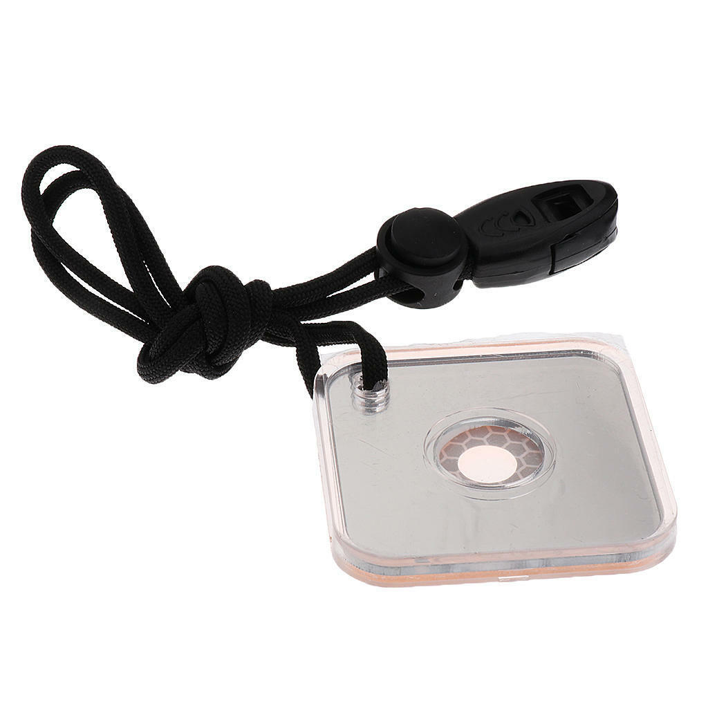 2pcs Outdoor Signal Mirror Survival Emergency Tool Hunting Hiking Camping