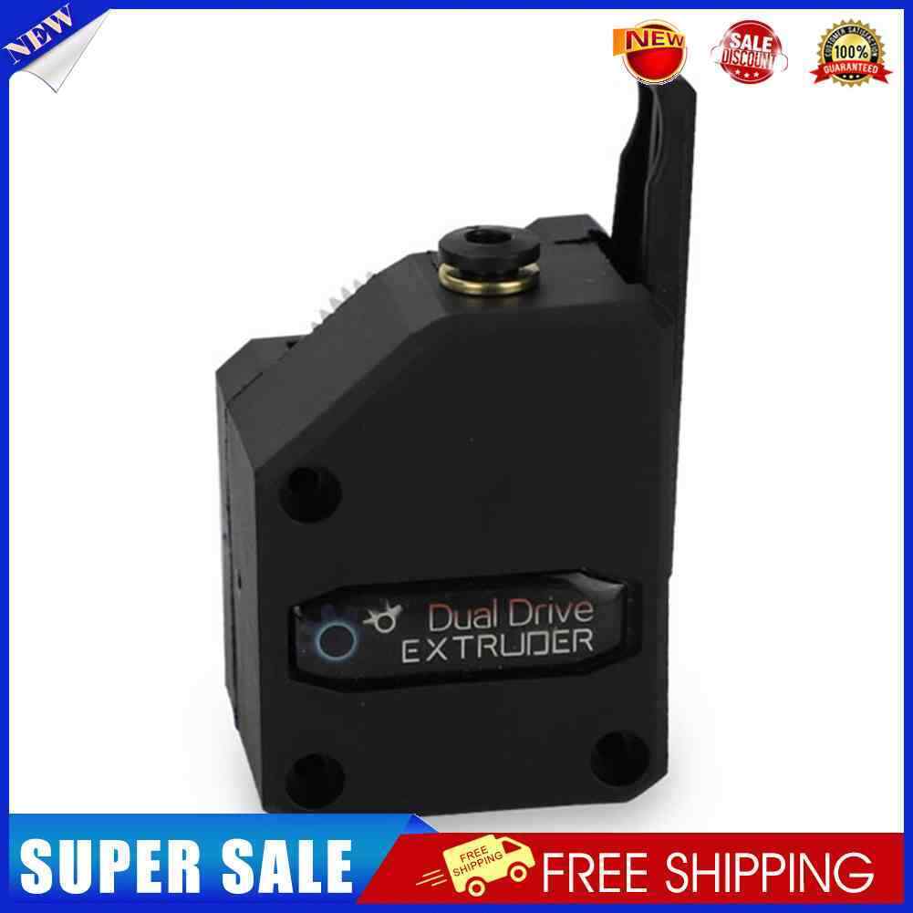 Extruder Bowden Cloned Dual Drive Upgrade for Creality Ender 3 Part (Black)