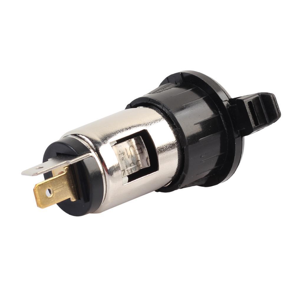 Car 10A Cigarette Lighter Female Socket Power Plug with Waterproof Cover