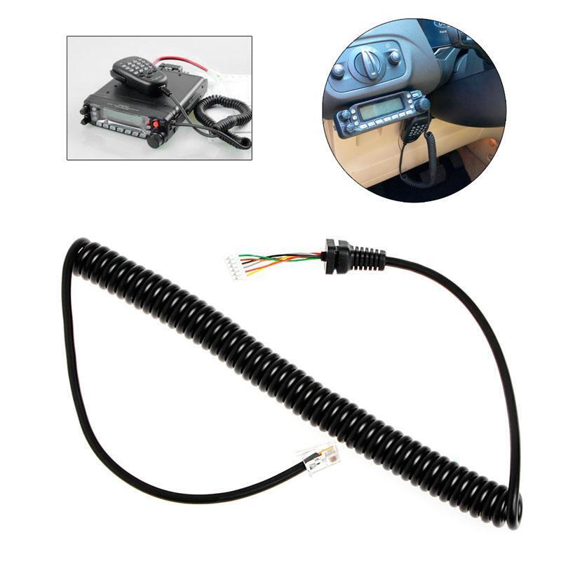 New Replacement Mic Cable Cord Wire for MH-48A FT-7800 FT-8800 FT-8900 FT-1802