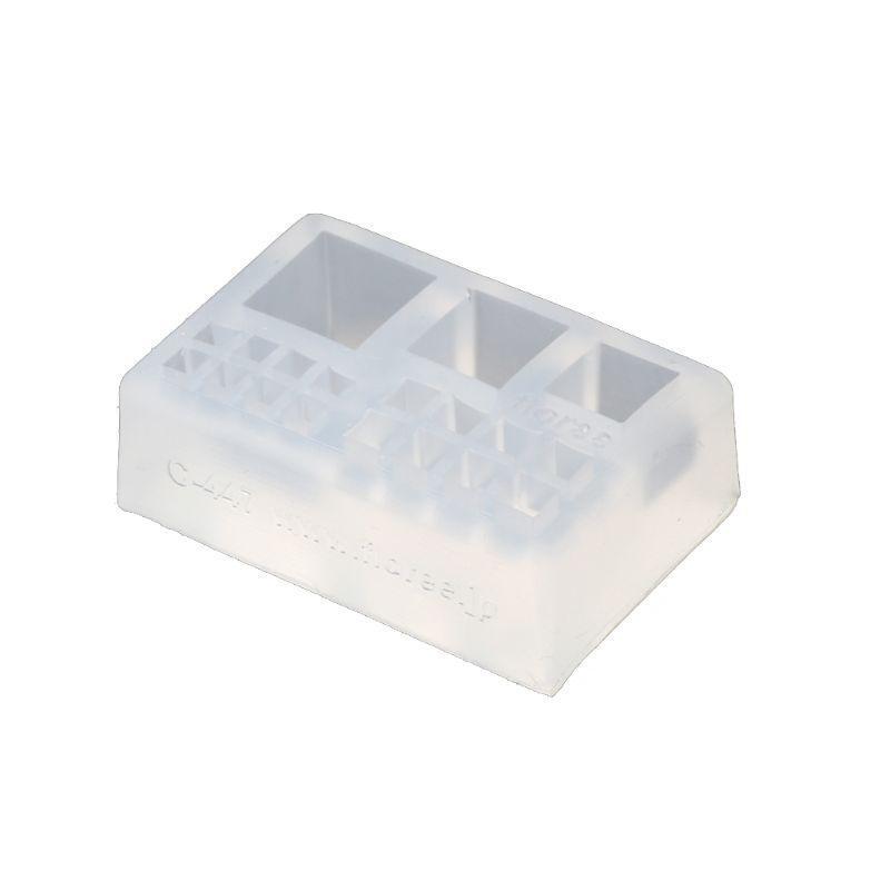 Shiny Mini Size Cubic Square Pendant Necklace Silicone Mold for DIY Necklace