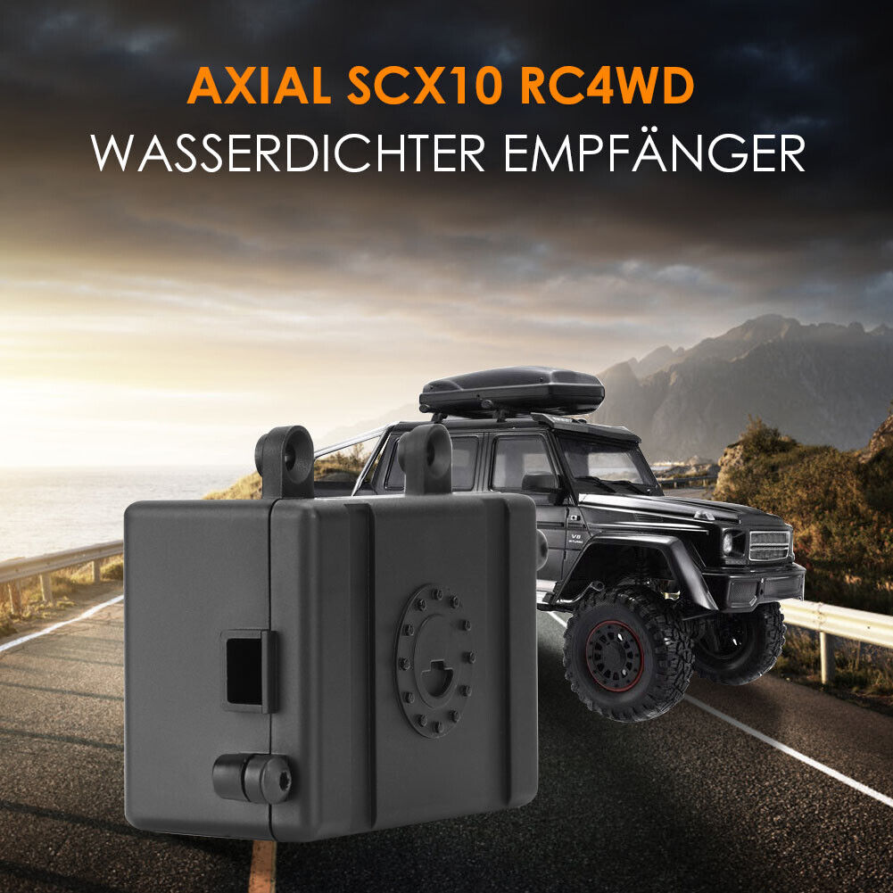 Plastic Receiver Radio Box for 1/10 RC Rock Crawler Car Axial SCX10 RC4WD