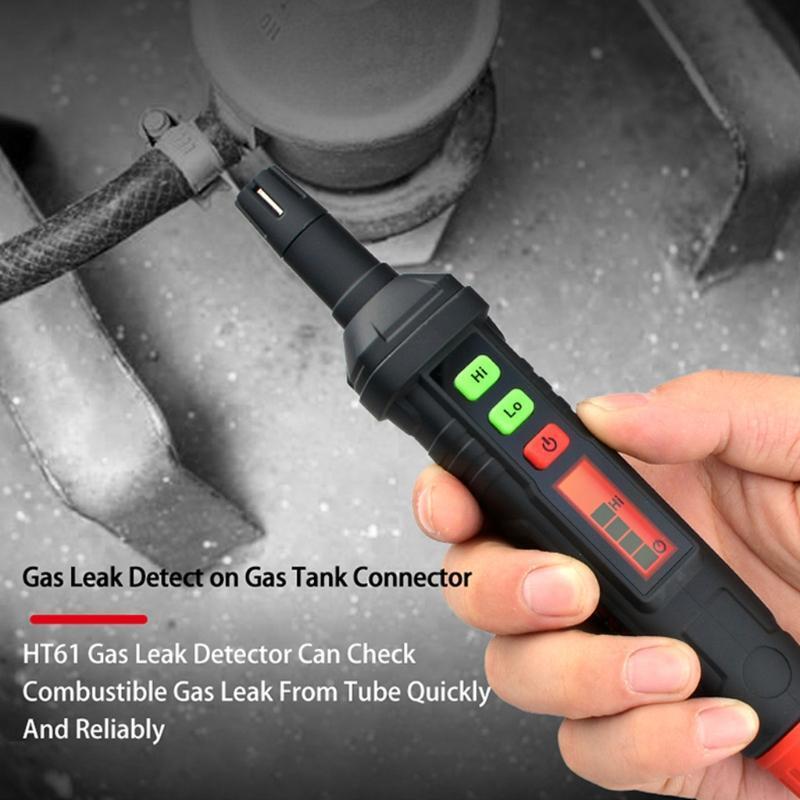 Natural Gas Analyzer PPM Meter High Low Sensitivity Adjustable with LCD Display