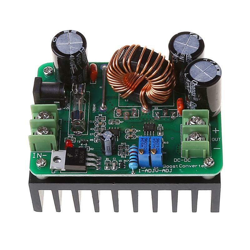 DC 10V-60V to 12V 24V 36V 48V 80V 10A/600W Converter Step-up Module Power Supply