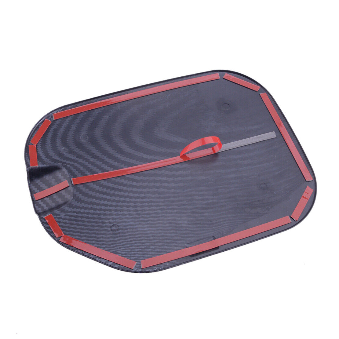 Carbon Fiber Style Fuel Tank Cover Gas Door Cap Fit For Ford F150 2021-2022 New