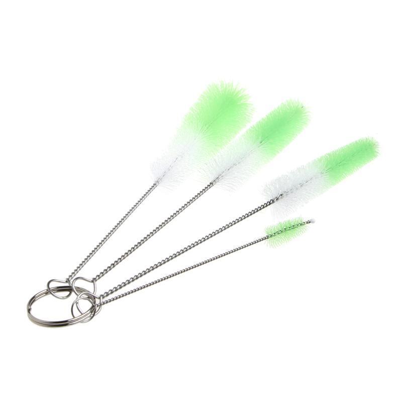 Mini Bristle Brushes Teapot Sink Overflows Spout Bottle Cleaning