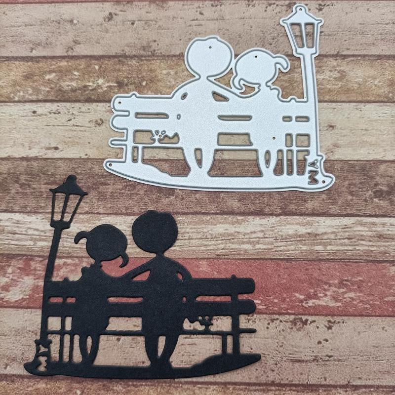Boy Girl Metal Cutting Dies Stencil DIY Scrapbooking Album Paper Card Template