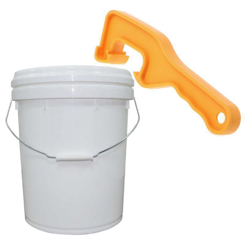 Bucket Lid Opener Wrench Paint Can Lid Remover Tool Pail Barrel Lid Lifter Open