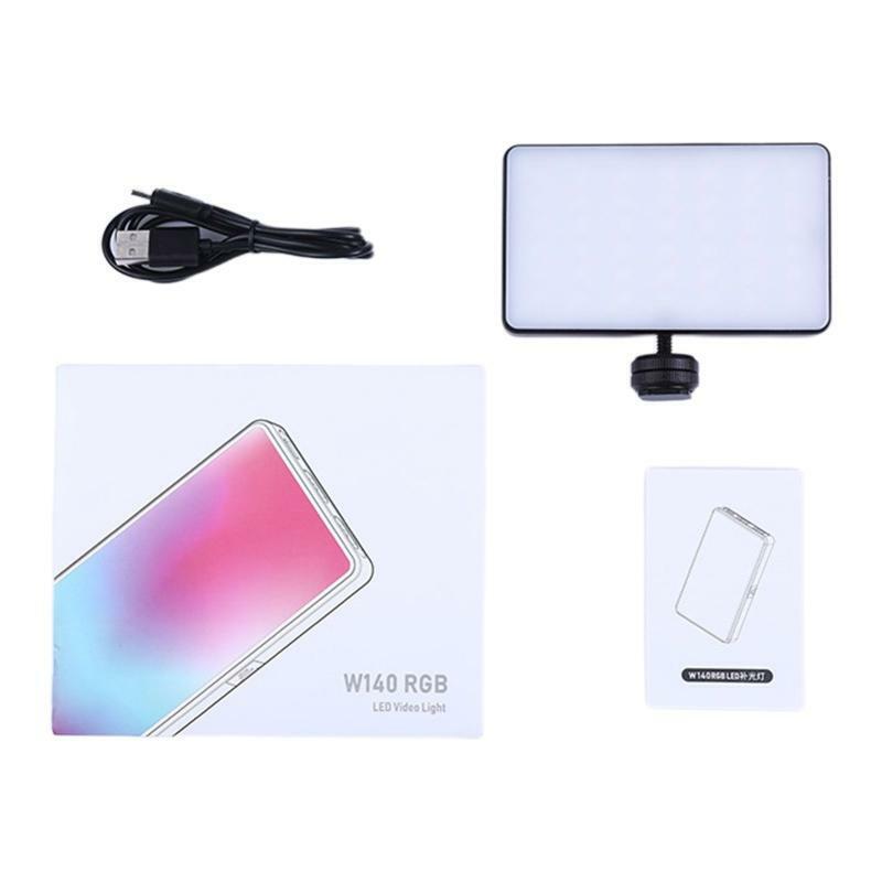 RGB LED Video Light Photography Camera Fill Light CRI95+ 2500K-9000K Display