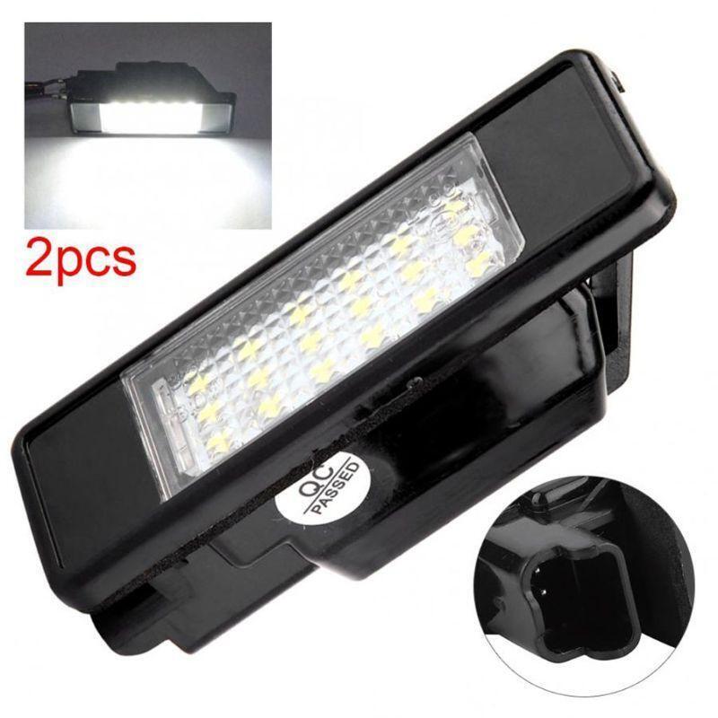 2Pcs 12V Car License Number Plate Light for Citroen C2 C3 C4 C5 C6 DS3PEUGEOT